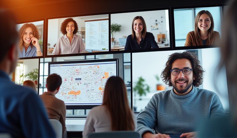 リモートチーム間のデジタルコラボレーションツール